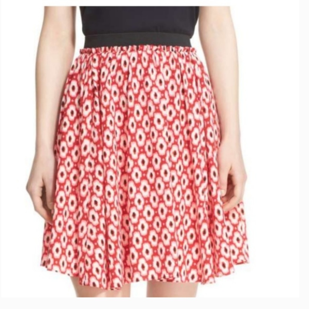 kate spade posy ikat print full skirt size xs nwot - Picture 2 of 8